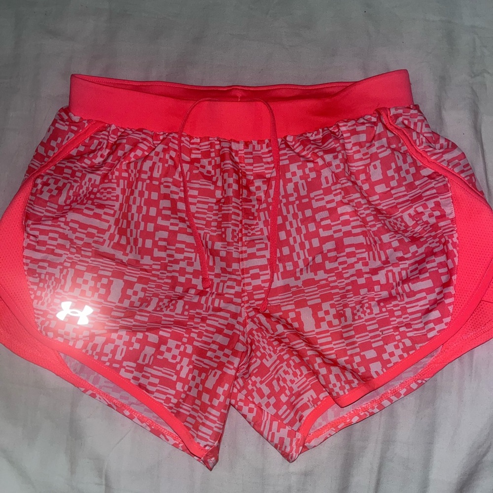 Coral Under Armour Womens Shorts